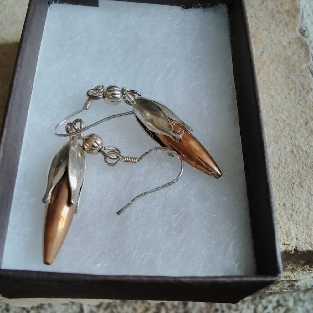 Bullet Bud Earrings - NIB